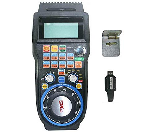 SHINA New 4 Axis Wireless Mach3 MPG Pendant CNC Handwheel Manual Pulse Generator