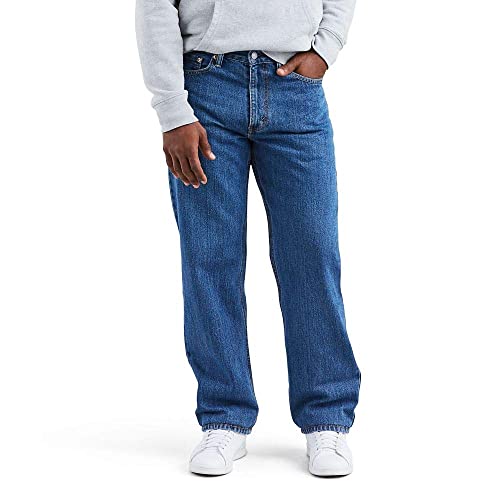Levi's Men's 550 Relaxed Fit Jeans (Also Available in Big & Tall), Medium Stonewash, 50W x 32L by LEVI'S - Used condition - US$43.11
