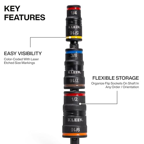 Klein Tools 32933 Impact Driver Socket Set