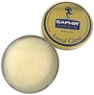 Saphir Amiral High Gloss Wax Polish 50ml - Black and Neutral (Neutral (02))
