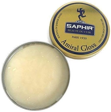 Saphir Amiral High Gloss Wax Polish 50ml - Black and Neutral (Neutral (02))