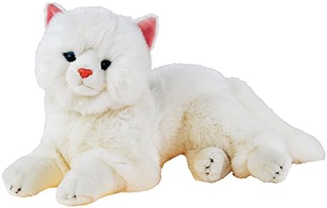 Elka Australia Persian Cat Mittens Stuffed Animal Toy 19"/48cm White