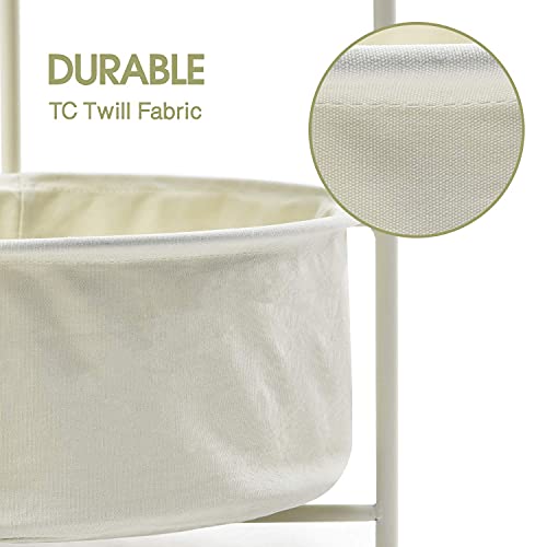 Beistelltisch KINGRACK mit abnehmbarem Tablett und Stoffkorb