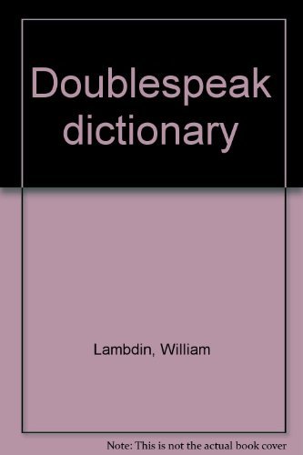 Doublespeak Dictionary 0523411944 Book Cover