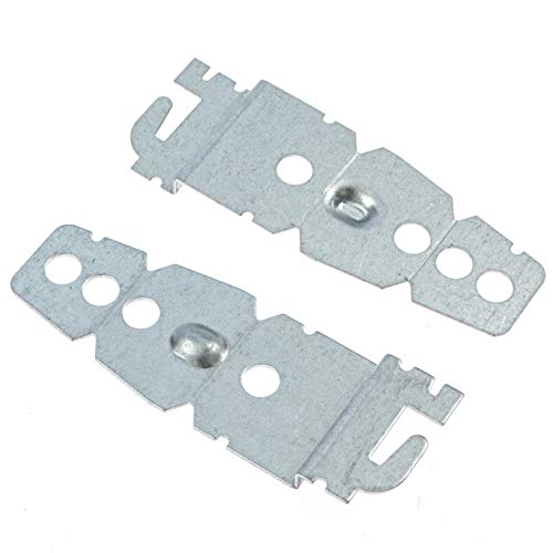 IMPRESA Undercounter Dishwasher Bracket Replacement - Easy Installation & Mounting Bracket - Durable Galvanized Steel & Dishwasher Anchor Clips - Pack of 2, 3 in x 1 in