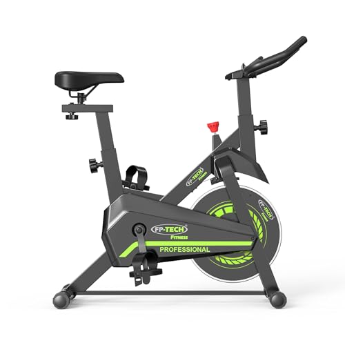 FP-TECH Fp-sb-l001 Bicicleta de Spinning, Unisex Adulto, Negro, 115 x 50 x 110 cm