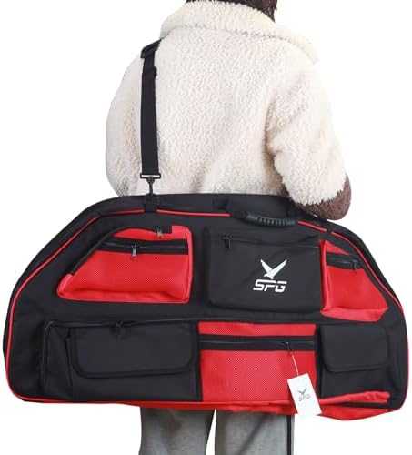 Archery Compound Bow Case – Multiple External Pockets Soft Bow Case, Protable Carrying Bow Bags Bow Cases Archery Compound Hard for Storage and Protection Archery Compound Bow Case – Multiple External Pockets Soft Bow Case, Protable Carrying Bow Bags Bow Cases Archery Compound Hard for Storage and Protection