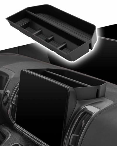 CDEFG for 2025 2026 Ford Expedition Dashboard Organizer Tray - Behind Screen Dash Storage Tray Expedition (Active Platinum Tremor King Ranch) Accessories