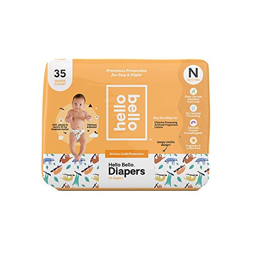 Image of Hello Bello Diapers Jumbo Pack - Sleepy Sloths - Size N (35ct)