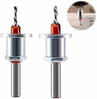 Set 2 Punte Trapano Con Svasatore 8mm HSS - Per Legno, Plastica E Metallo Morbido, Con Limitatori - Foto 4