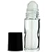 72-PIECE 1 OZ 30 ML ROLL ON PLAIN EMPTY REFILLABLE GLASS BOTTLE (Perfume Fragrance Cologne Essential Oil)
