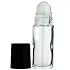 72-PIECE 1 OZ 30 ML ROLL ON PLAIN EMPTY REFILLABLE GLASS BOTTLE (Perfume Fragrance Cologne Essential Oil)
