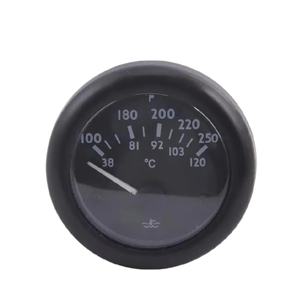Termómetro medidor de Temperatura del Agua del Motor, 52MM, 38-120C, 12V, 24V, Apto for Piezas del generador(24V)