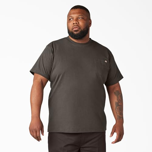 Image of Dickies Men's Heavyweight Heathered Short Sleeve Pocket T-Shirt