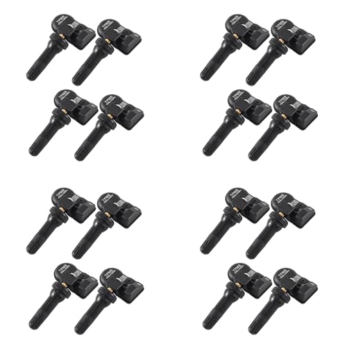 Capteur TPMS MX haute pr&eacute;cision 315MHz 433MHz, valve de moniteur de pression universelle noire