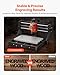 VEVOR 3018 CNC Router Machine, 60W Spindle, 3-Axis Wood Engraving Milling Machine, with 300 x 180 x 40 mm Working Area, Offline Controller, Aluminum Alloy Structure, for Wood Acrylic Carving Cutting
