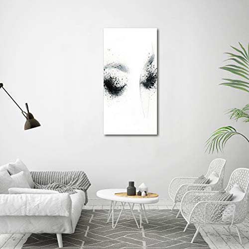 Image panoramique maquillage sur verre de haute qualité