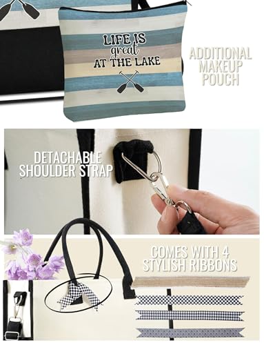 Bolsa Tote de Lona InnoBeta Lake House miniatura 5