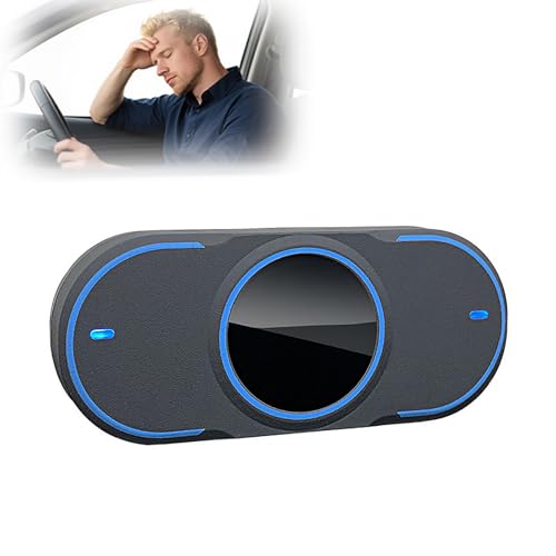 Driver Fatigue Alarm Device, Anti-Sleep Alarm Monitor, Dual-Core High-Performance Chip, Safe Driving Alert Captures Face Information Real-time and Reminding Continuously Function