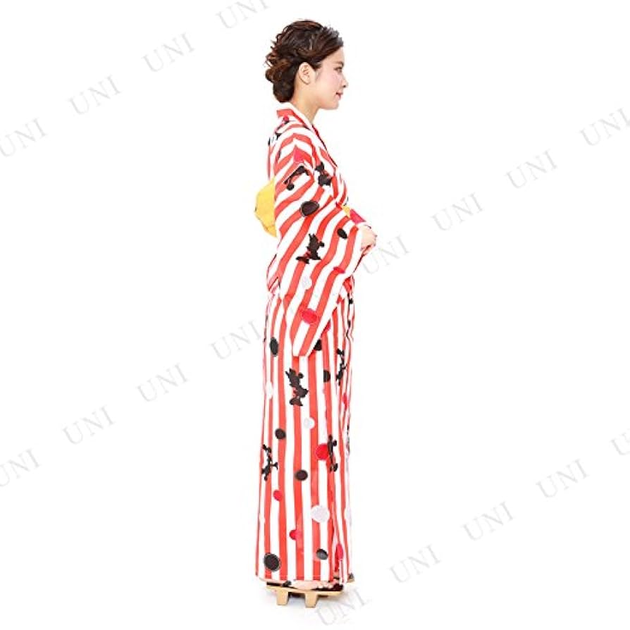 Amazon.co.jp: SAZAC(サザック) ミッキー＆ミニーストライプ浴衣