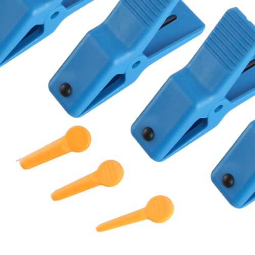 Laroal Kraftstoffleitung, Bremsleitungsklemme, Ölleitungsdichtungszange, Autoreparaturwerkzeug, 7-teiliges Set mit 3 verstopften Ölleitungen für Bremskraftstoffverteilerschlauch, Klimaanlage