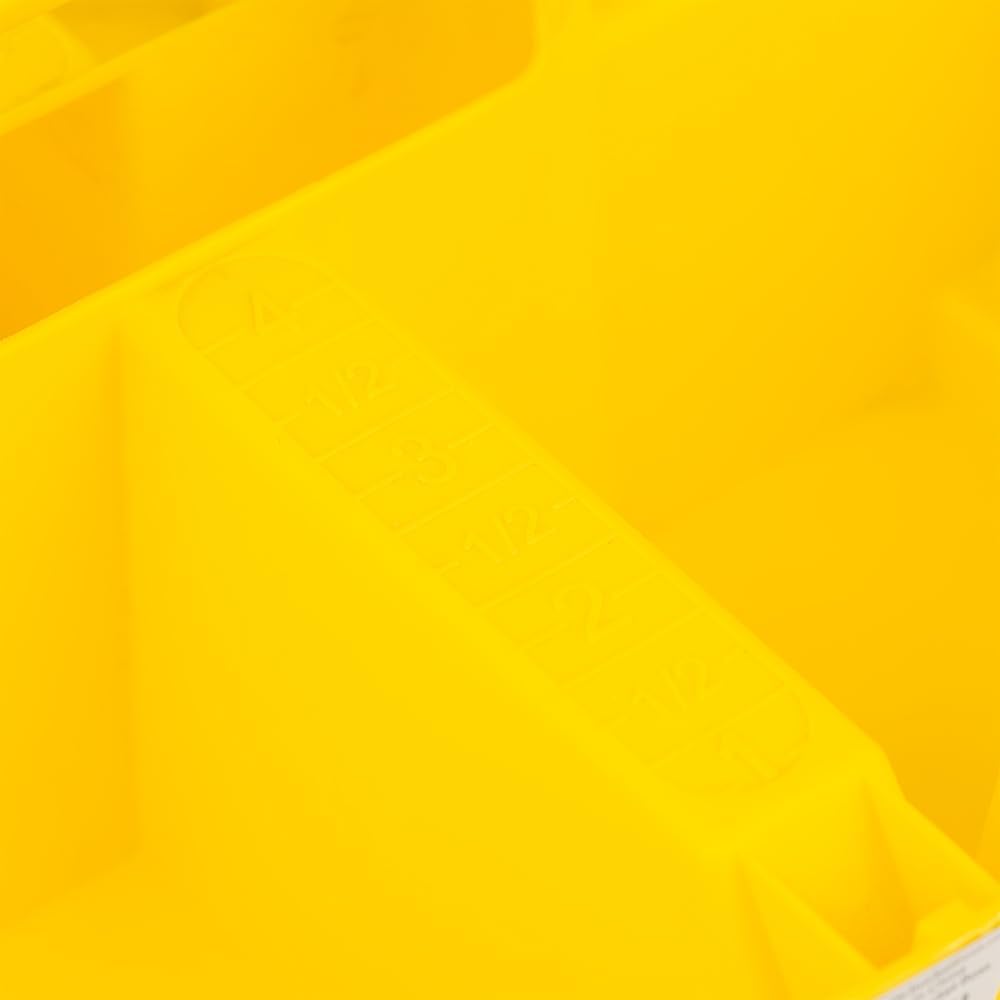 Bucket Boss - Bucket Stacker Small Parts Organizer, Bucket Organization (15051) , Yellow - Image 7