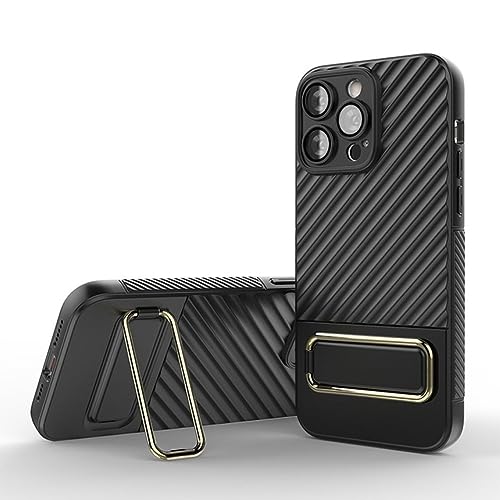 Étui de chargement magnétique iPhone 14 Plus protection antichoc béquille noire