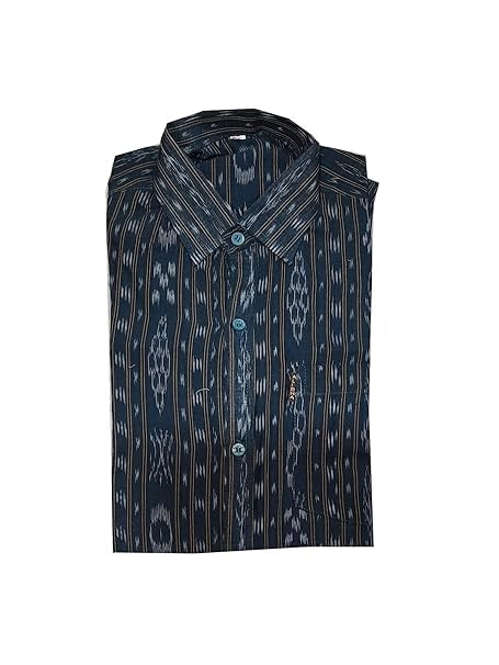 Image of Odisha Handloom 100% Pure Cotton unstitched Sambalpuri Pasapali Shirt fabric for Men /Boys Odisha Traditional kurta Soft & Breathable Natural Cotton fabric