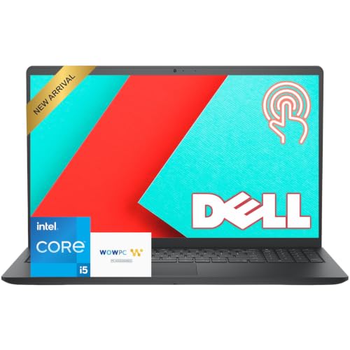Image of Dell 15.6 Touchscreen Business Laptop | Intel 10-Core i5(Beat i7-1250U) | 8GB DDR5 | 512GB SSD | AI Copilot | Wi-Fi 6 | Windows 11 | for Work & Study