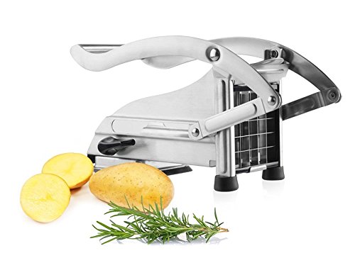 Tranciapatate in acciaio inox con ventosa - Eva