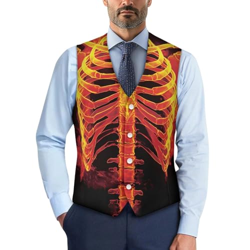 HUIACONG Gentlemen Suit Vest for Men Formal Vest