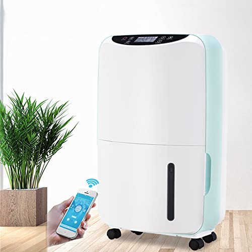 Deshumidificador inteligente industrial de 30 l/día con control wifi | 330 W de alta potencia para espacios grandes, almacenes, sótanos y chalets. Secado y purificación del aire.,A