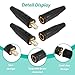 SYKUIHSG 4Pcs Welding Lead Quick Connector, Male Female Welding Connector, Plug and Play Machine Accessories Heat Resistant