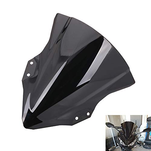 Motorcycle Windscreen Windshield Double Bubble For Ninja 400 2018-2019