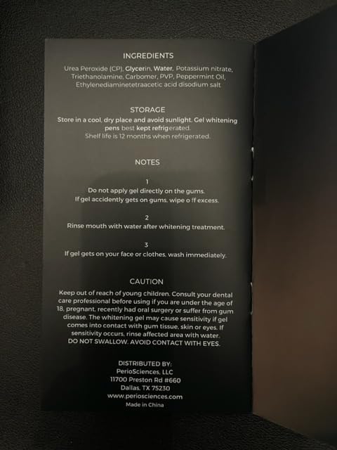 Miniatura 2 de PerioSciences Sistema de blanqueamiento dental  LED Dispositivo de luz de blanqueamiento dental inalámbrico  3 dientes blanqueamiento de gel pluma