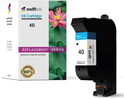 Amazon.com: Cartucho de tinta negro compatible hp40 51640A reemplaza para  impresora HP 40 Designjet 230 250c 330 350c 430 450c (40BK X2) : Productos  de Oficina