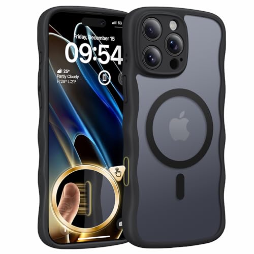 TAURI }Olbg iPhone 16 ProP[X 킢EF[ufUC [JtveNV] [MagsafeΉ] ~  }bgP[X iPhone 16 Prop fB[X K[Y ubN