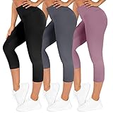 JETZT 3ER VORTEILSPACK SICHERN - Die Damen Leggings in voller Länge und die Capri Leggings in 7/8 Länge passen sich Ihrem Körper geschmeidig an und geben Ihnen das Gefühl einer zweiten Haut! Durch einen einzigartigen Faserverbund sind unsere Damen Leggins absolut blickdicht. Holen Sie sich den 3er Vorteilspack der High Waist Leggings mit voller Länge oder 7/8 Länge für eine Vielzahl von täglichen Farboptionen.