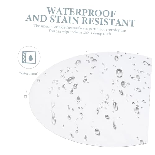 Nappe pvc transparent rond 50 cm nappe imperméable protège-table