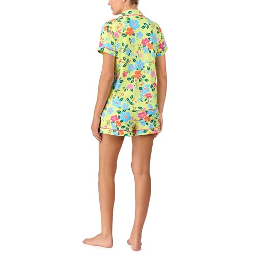 Image of kate spade new york Short Sleeve Knit Shorty Pj Set