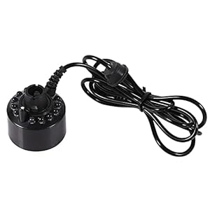 Mini Mist Maker 24 V kleurverandering 12 LED Mister Fogger waterfontein mistmachine verstuiver luchtbevochtiger ultrasone nevel 12 LED perfect voor Halloween