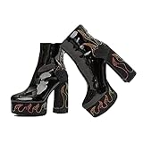 Schritt in Charakter – Sexy 12,7 cm klobige Ferse Mid Wade Stiefel fügen einen 