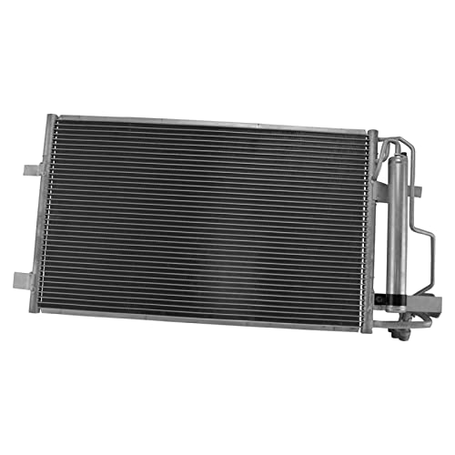 Image of TRQ A /C Condenser and Receiver Drier Assembly Compatible with 2010-2013 Mazda 3