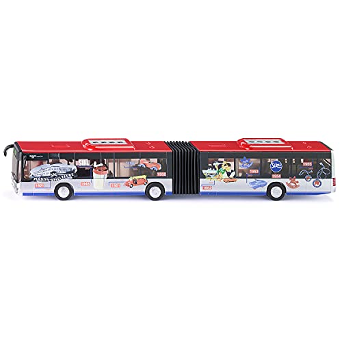 siku 3739, Bus articulado 100 Jahre Sieper, 1:50, Edición limitada, Metal/Plástico, Multicolor, Articulación móvil