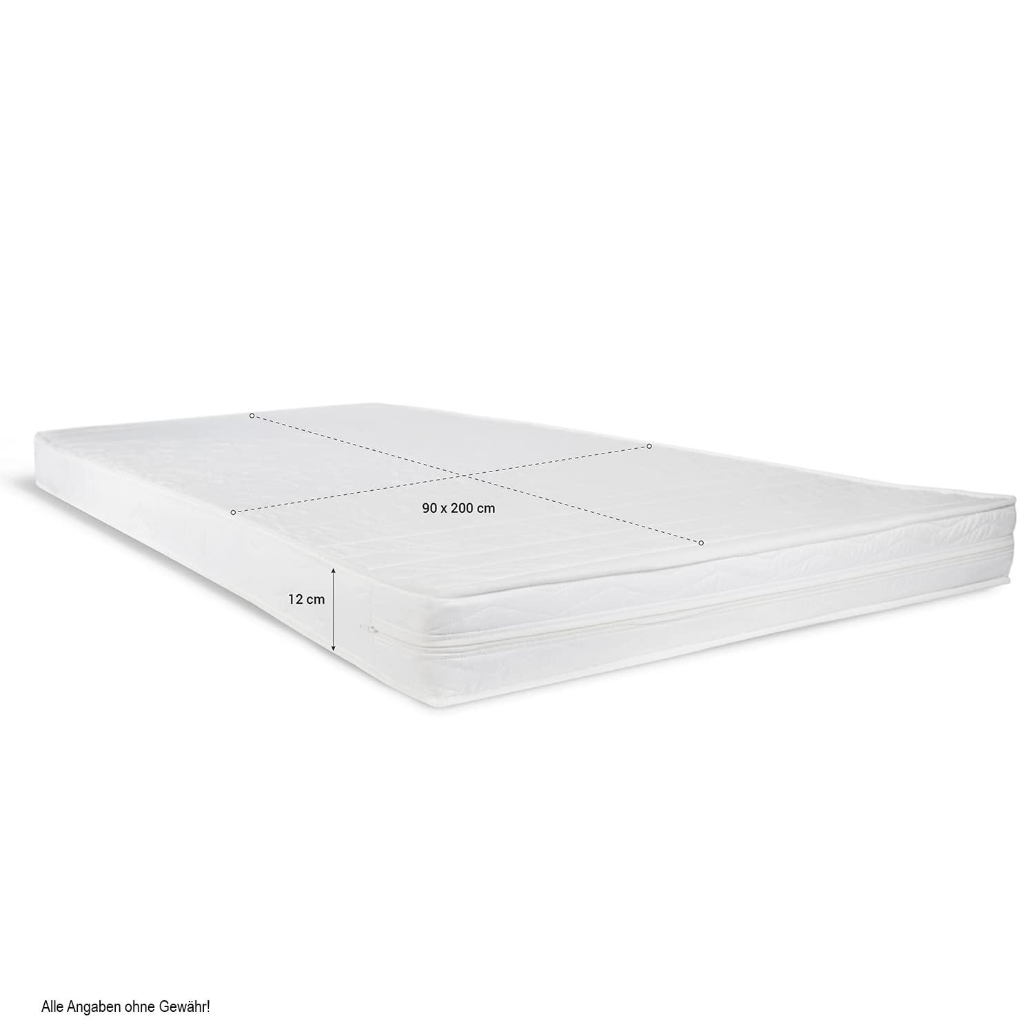Homestyle4u Kinderhochbett 90x200 - Kiefer Weiß - Hochbett mit Rutsche | Inklusive Matratze, Lattenrost und rosa Vorhang - stabiles Massivholz - Leiter beidseitig montierbar - Bett für Kinder