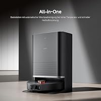 Xiaomi Robot Vacuum X20 Max – 8000 Pa Saugleistung, duales Moppsystem mit Heißwasserreinigung und Trocknung, 75 Tage Staubkapazität, 4 Reinigungsmodi und 5200mAh Akku für smarte, gründliche Reinigung – Ansicht 3