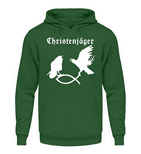 Sweat à capuche viking vert XXL pour vos sorties et soirées fraîches