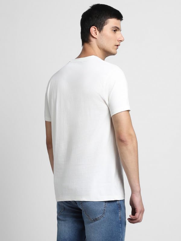 Image of Dennis Lingo Men's Cotton Graphic Print Crew Neck Regular Fit T-Shirts