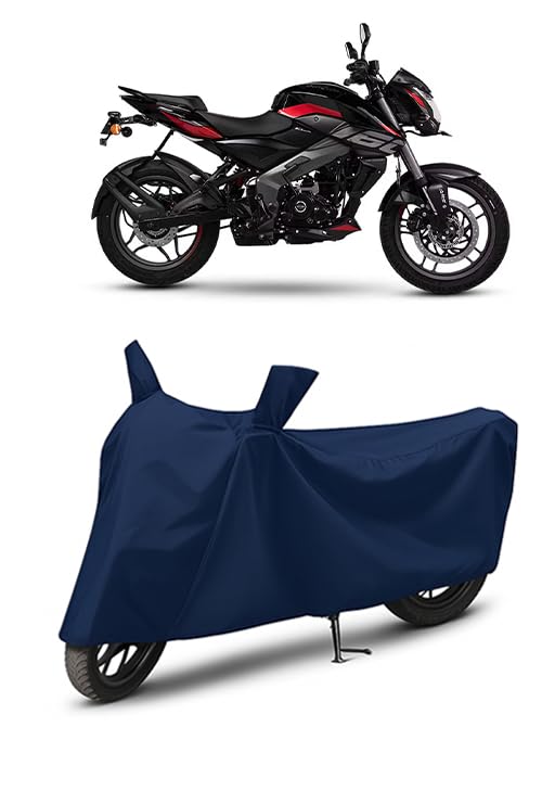 Image of Premium Waterproof Bike Cover for Bajaj Pulsar Pulsar NS 160 | Heavy Duty All Weather Protection from Rain, Dust, Sun & Scratches with Mirror Pockets | NS 160 Bike Cover