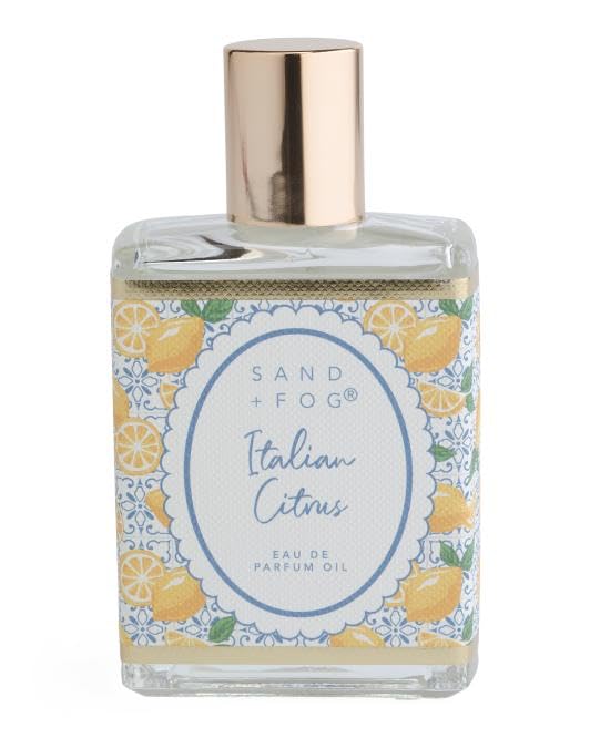 Sand and Fog Eau de Parfum Oil, 1.7 fl oz Roller Applicator (Italian Citrus)